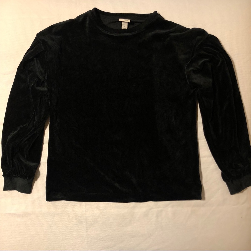 Black Velvet Blouse